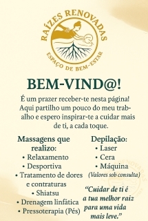 Massagens e depilações 