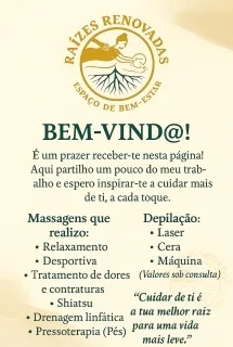 Massagens e depilações 