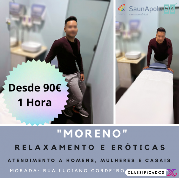 Moreno - Massagens Eróticas e Corpo a Corpo