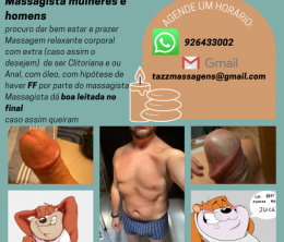 Massagista para MULHERES E HOMENS